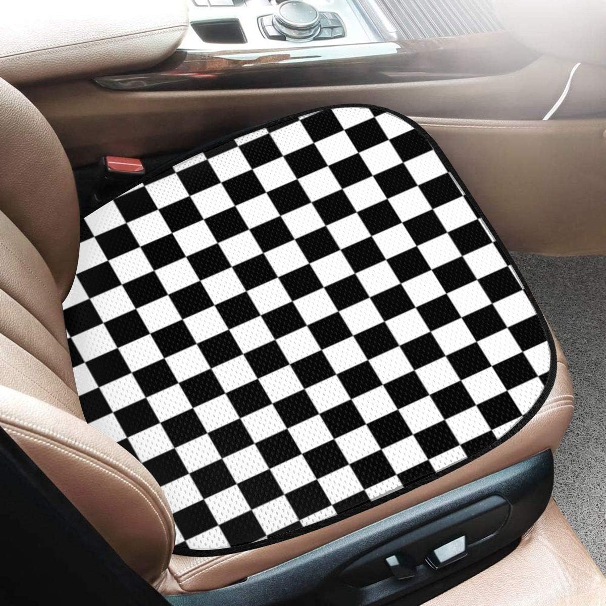 Amazon チェッカーフラッグコン シートクッション シートカバーセット 車用 クッション 車の座布団 冷感 通気性 滑り止め カーシートカバー 3枚組 カー用品 脱とても簡単 前座席用2枚 後部座席用1枚 車 バイク 車 バイク Amazon チェッカーフラッグコン シートクッション シートカバーセット 車用 クッション 車の座布団 冷感 通気性 滑り止め カーシートカバー 3枚組 カー用品 脱とても簡単 前座席用2枚 後部座席用1枚 車 バイク 車 バイク