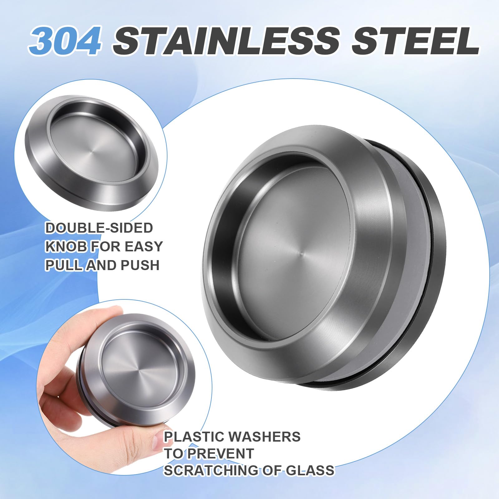 PATIKIL Round Sliding Glass Door Handle - Image 3