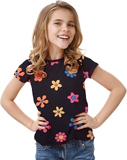 Stories.Label Girl Cotton Printed T-Shirts in Half Sleeves Regular Fit, Soft Durable Fabric, No Shrinkage, Long Lasting Pr... Price In India
