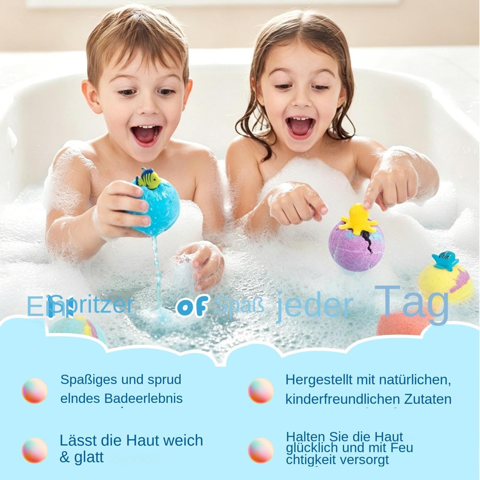 Mousse pour le bain avec et nettoyant parfumé