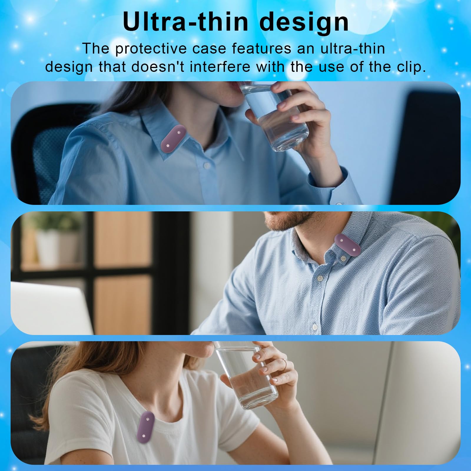 2uds Fundas Protectoras para Plaud Notepin, Funda de Silicona para Grabadora Voz Portátil Práctico Accesorio de Protección Compatible con Plaud Notepin Dispositivo Electrónico