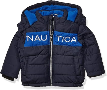 Amazon.com: Nautica - Chaqueta impermeable con logotipo de burbujas para  bebé : Ropa, Zapatos y Joyería