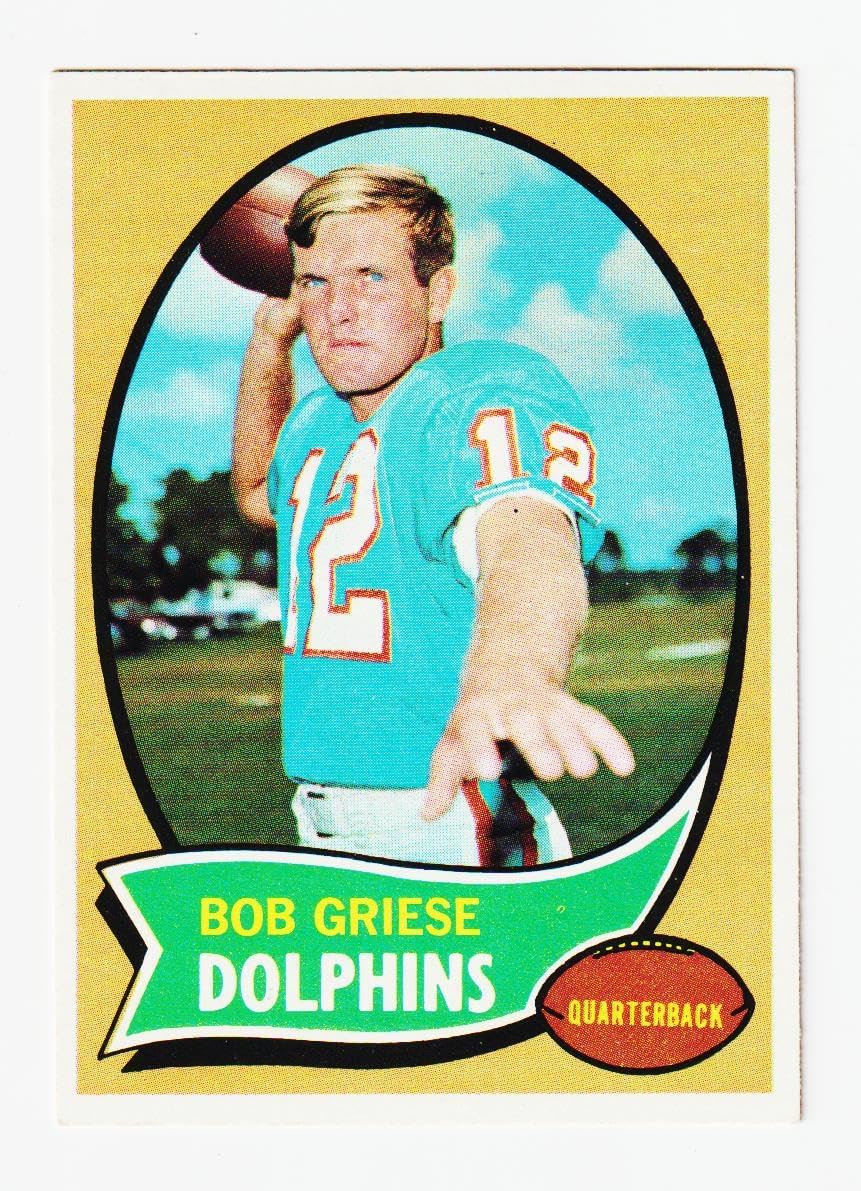 Bob Griese 1970 Topps Football Card #10 - Miami Dolphins