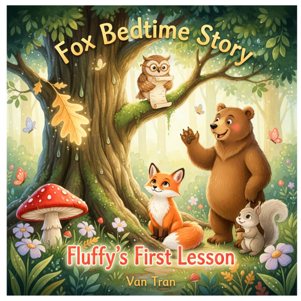 Fluffy’s First Lesson (Fox Bedtime Story)