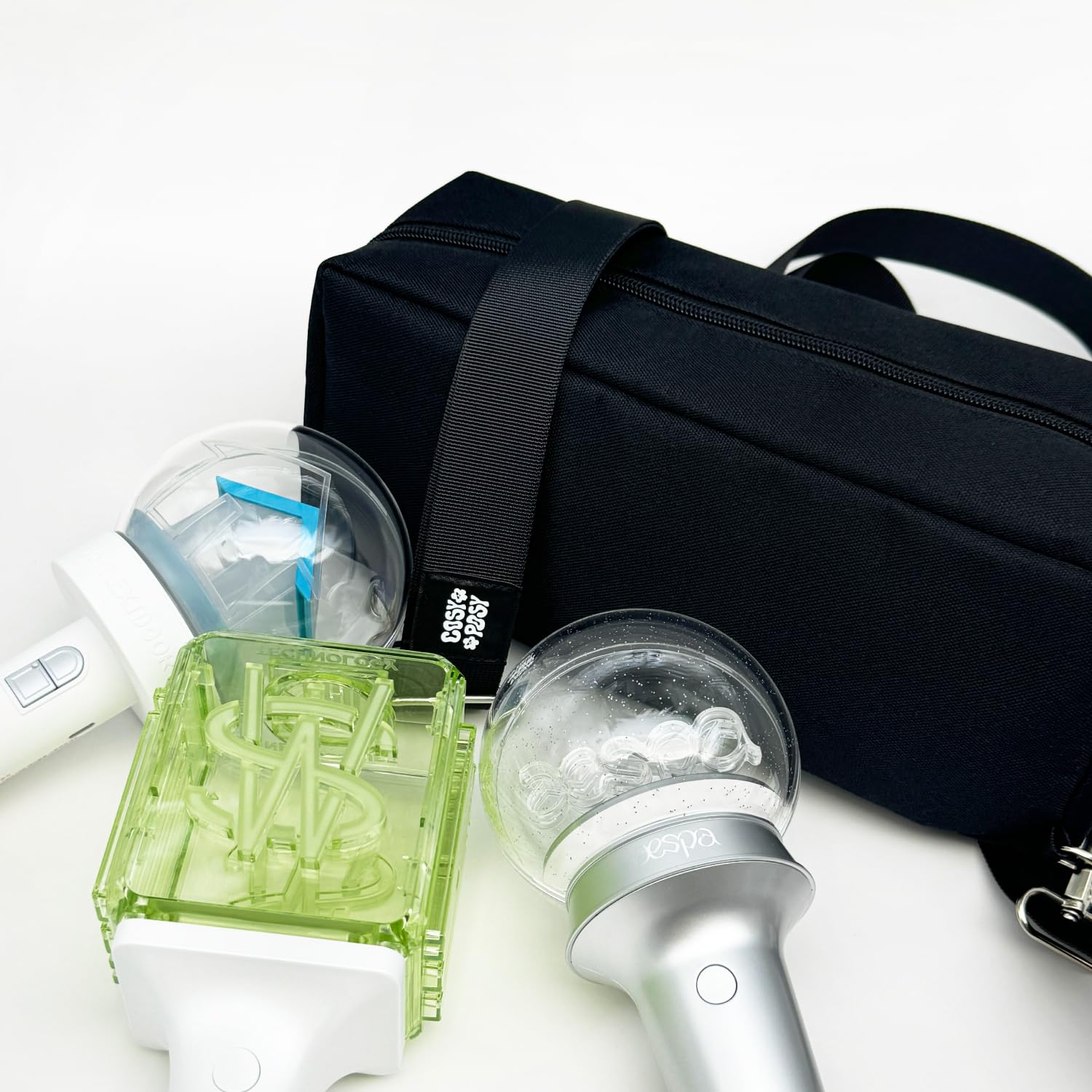 Light Stick Pouch for Kpop Fans with Adjustable Strap and Soft Protection