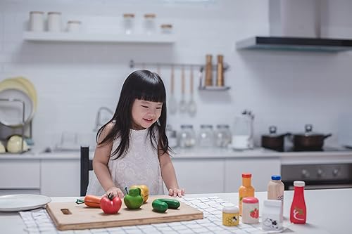Miniatura 4 de PlanToys 3432 - Juego de cocina de madera para alimentos y bebidas madera