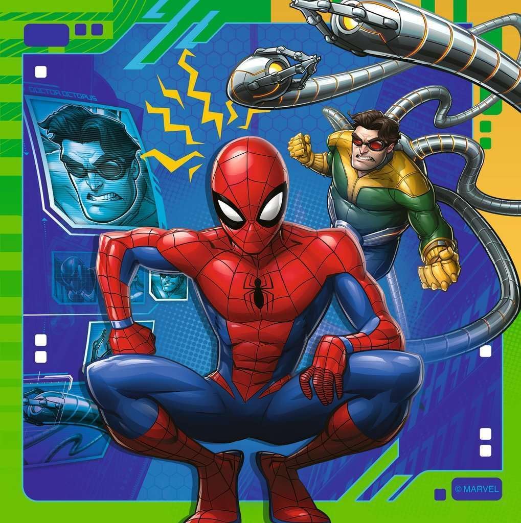 Ravensburger Children's Puzzle - 12004115 Marvel Spider-Man - Puzzle for Children from 5 Jahren, mit 3x49 Teilen