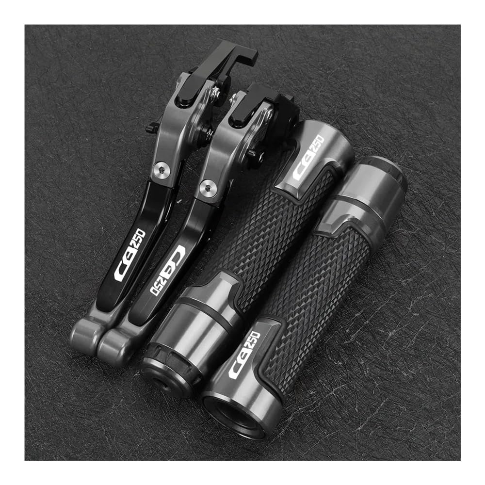 Gfjvcgjru Titanium Motorcycle Brake Clutch Levers For Ho&N&Da Cb250 Twister Cb 250 2020 Motorcycle Accessories Aluminum Adjustable Clutch Brake Lever Handlebar Grips Ends