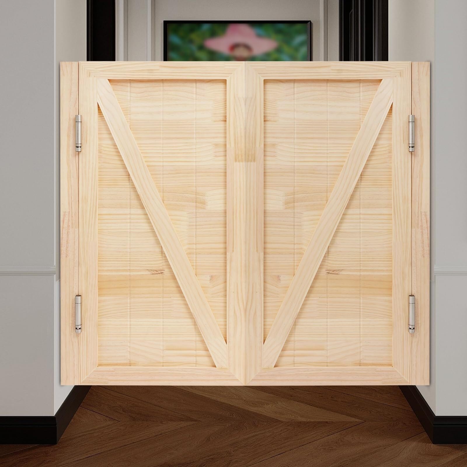 Portes battantes intérieures en bois, portes de café, porte de grange à fermeture automatique pour entrée de bar ou de porche