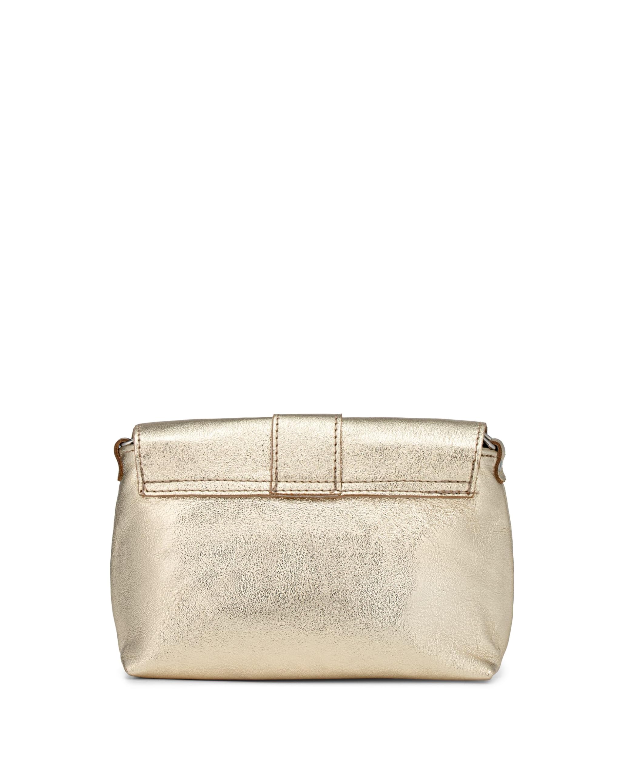 Caspar Elegante Leder Umhängetasche Damen Clutch Kleine Crossbody Bag mit verstellbarem Schultergurt - PREMIUM LINE - Modell No.848 - Made in Italy
