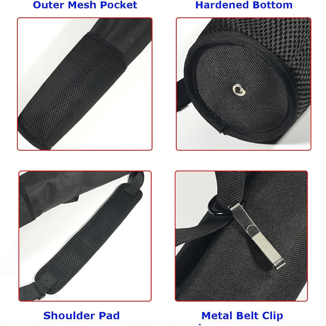 XINWOO Suporte de aljava de flecha ajustável com flecha e flecha