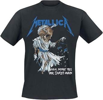 Metallica T Shirt Doris Band Logo Official Mens
