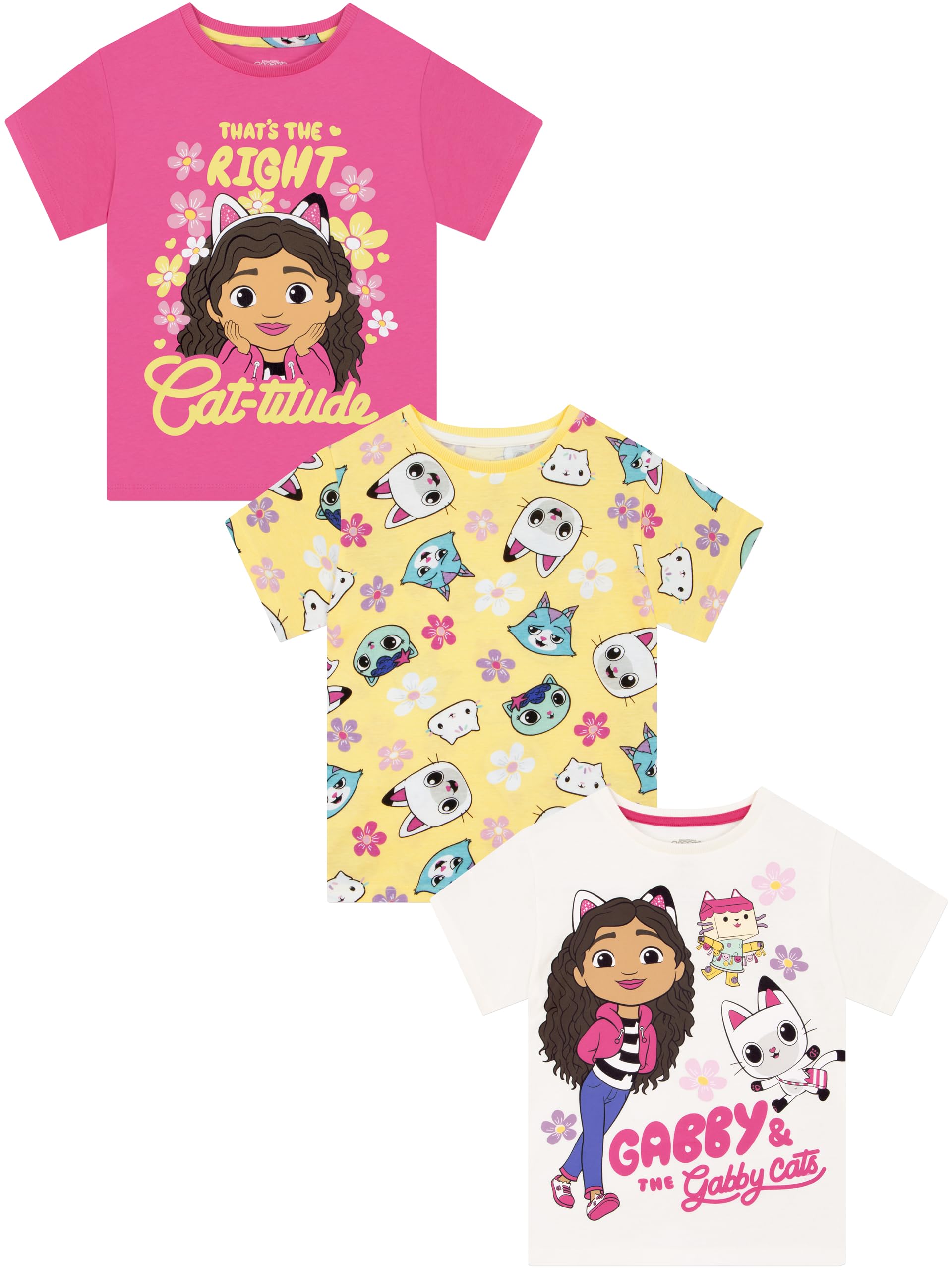 Gabby's Dollhouse - Girls - T-Shirt - 9-10 Years - Multicolor