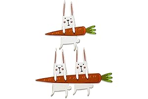Sizzix Thinlits Die 665213 Carrot Bunny by Tim Holtz 11 Pack, Muitcolor...