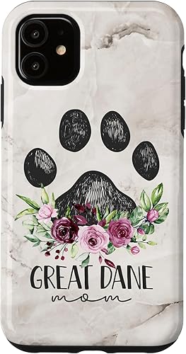 Vista 13 de Funda para iPhone 13 Great Dane Gifts Dog Mom