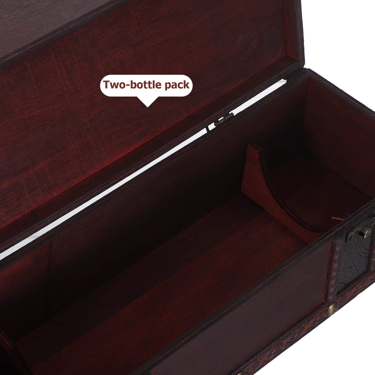 Scatola per Vino in Legno Strati Scatola di Presentazione per Bottiglie Contenitore di Legno per Conservazione per Collezione Personale o Regalo