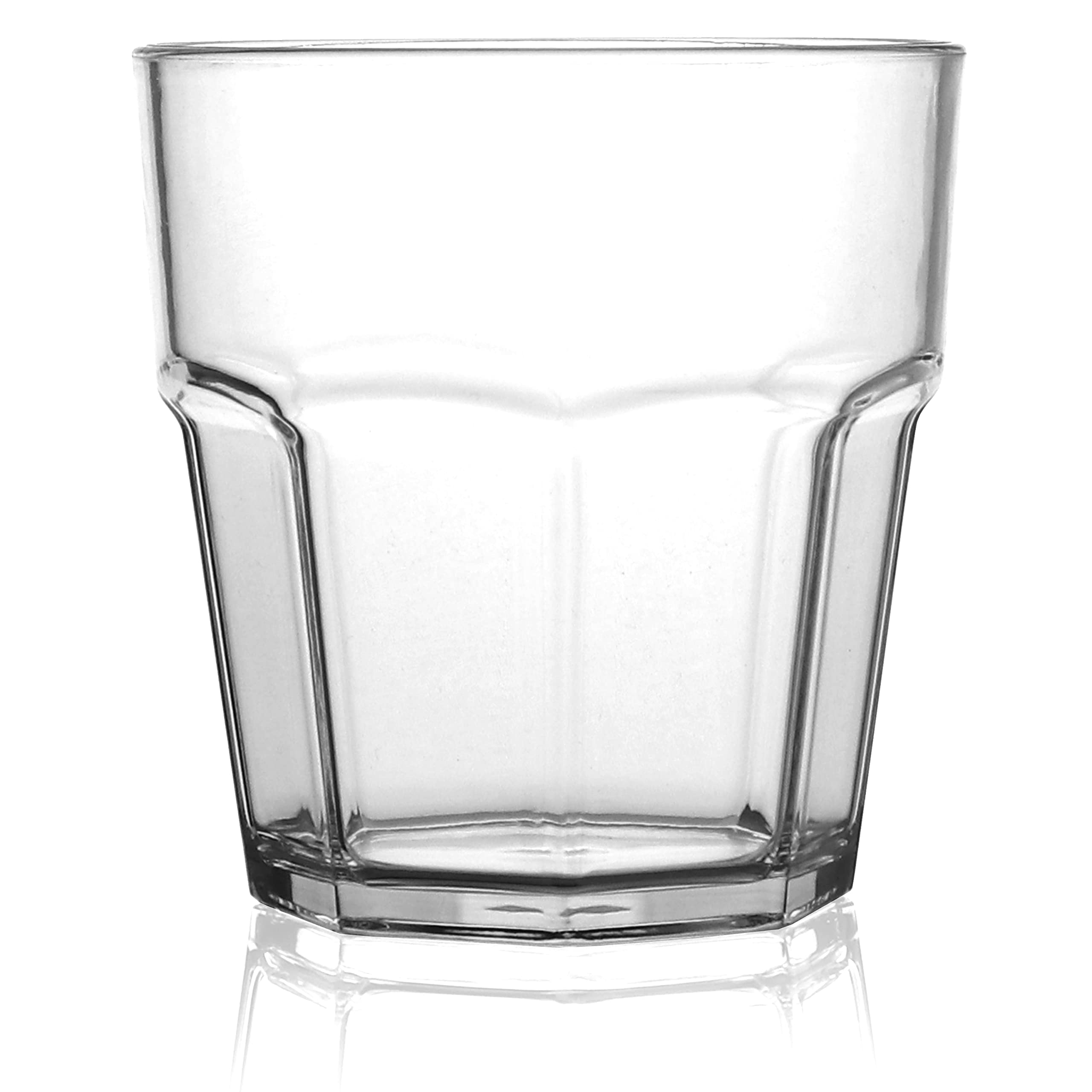 CORK GENIUS Unbreakable Beer Glasses, Shatterproof and BPA-Free Tritan Plastic, Scratch-Resistant Freezable Acrylic, Dishwasher Safe, 4 Pack