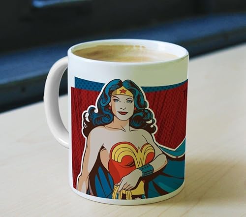 Miniatura 2 de Trend Setters Wonder Woman  Mother  Licencia oficial  Taza de cerámica blanca de 11 onzas  perfecta para regalar o coleccionar
