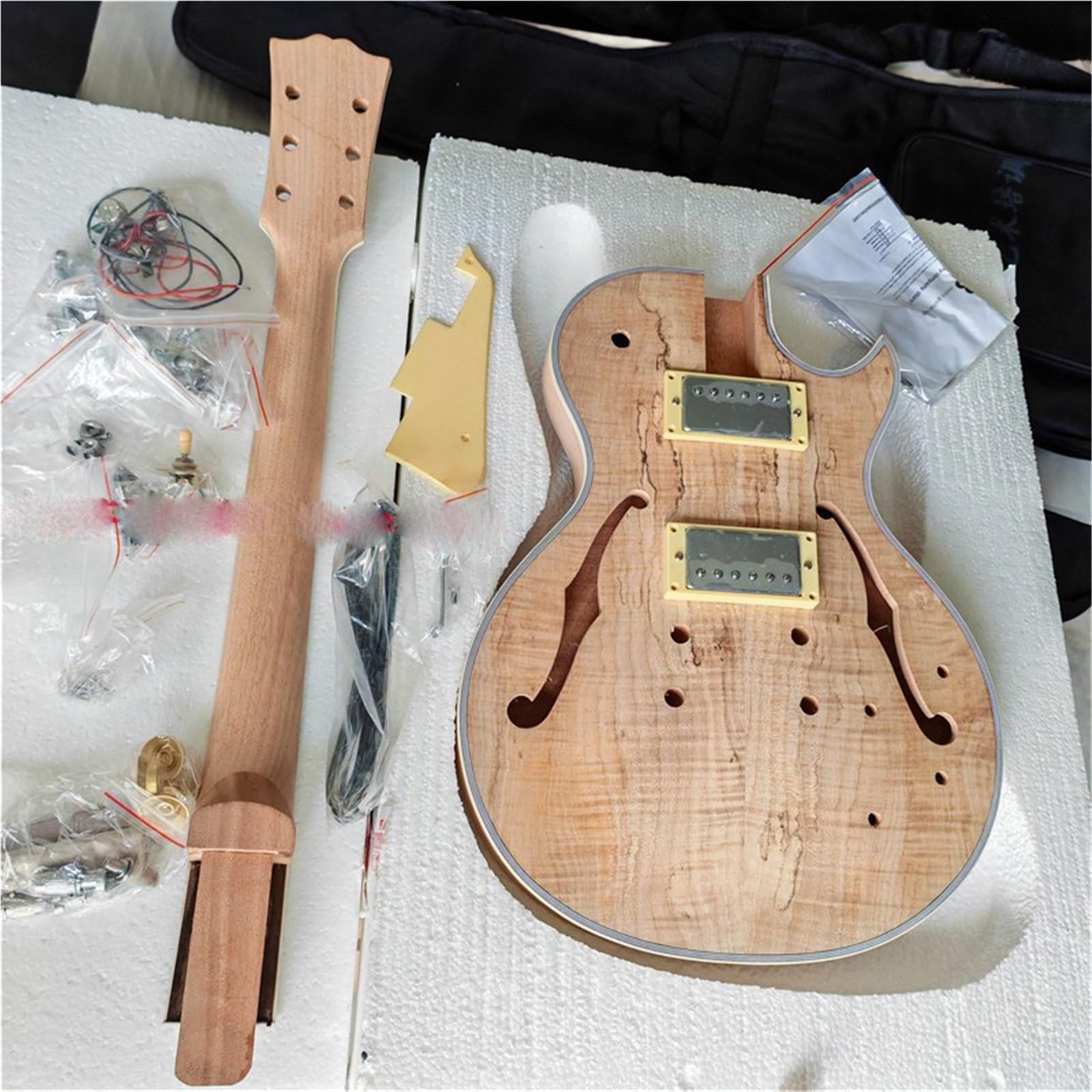 Zestaw Gitarowy Otwór F Półwykończony Gitara Elektryczna