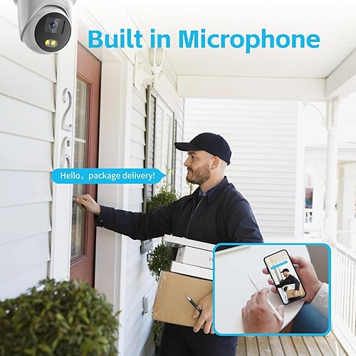 Miniatura 5 de RICHSECU DS-2CD2387G2-LU 0.110 in 4K HIK 8MP Cámara colorida AI PoE Cámara IP Cámara Torreta al aire libre Cámara de seguridad, detección de