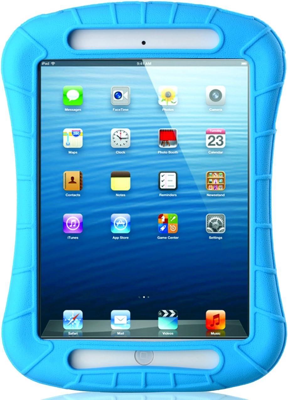 iPad Mini Case, iXCC Shockproof Silicone Protective Case Cover for iPad Mini, Mini 2, Mini 3 and iPad Mini Retina Models - Blue