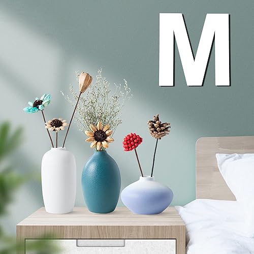 Vista 120 de Símbolo de madera de 12 pulgadas y letra grande de madera sin terminar de 1/4 de pulgada de grosor para manualidades, decoración de pared del hogar