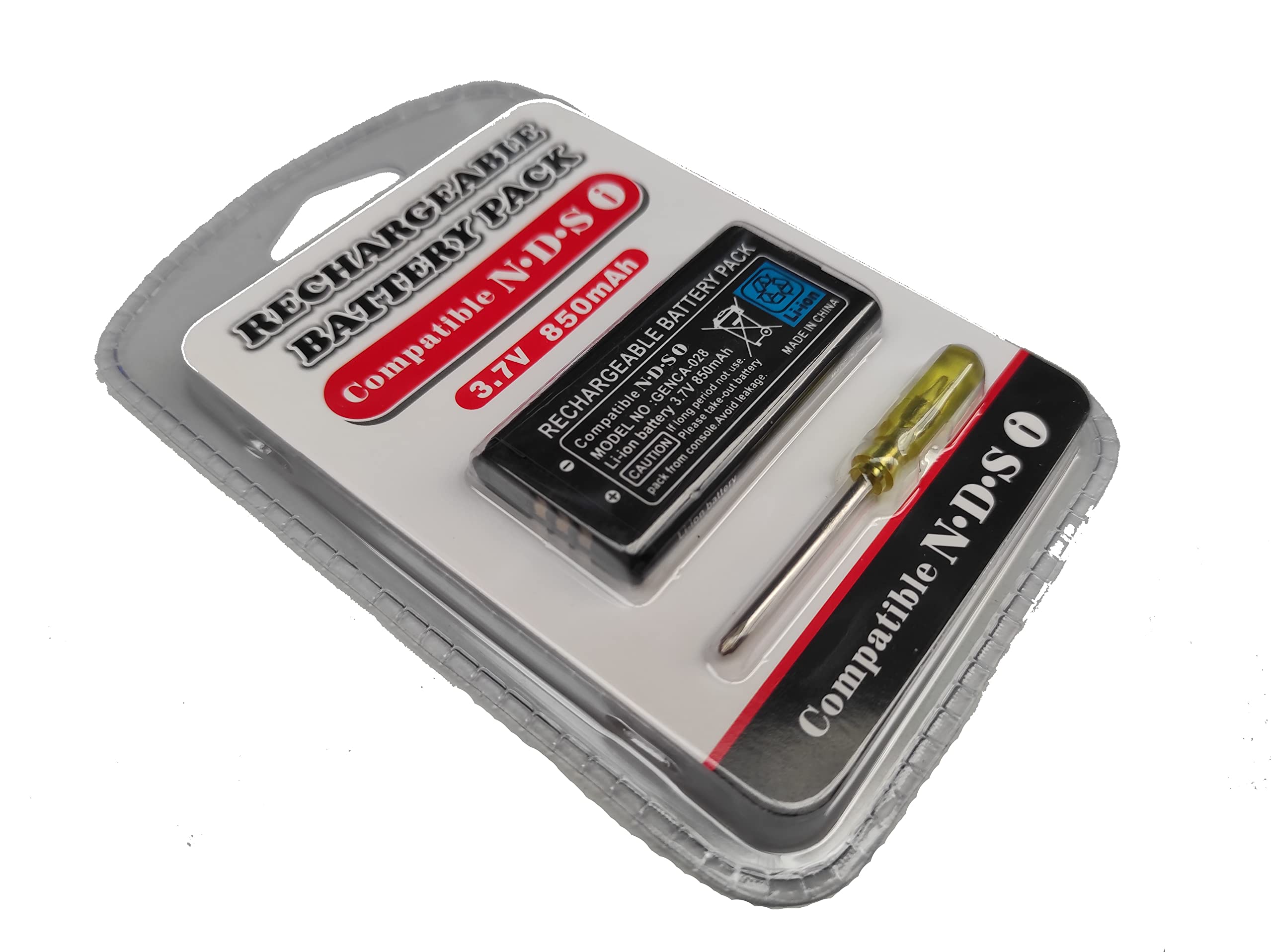 Link-e : Bateria Recargable de Repuesto de 3,7V 850mAh Compatible con la Consola de Juegos Nintendo DSI