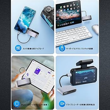 Type-C USB カードリーダー SD TF 3in1 OTG機能 Amazon.co.jp: Amzhfeng USB Type-C sdカードリーダー 3in1 USB