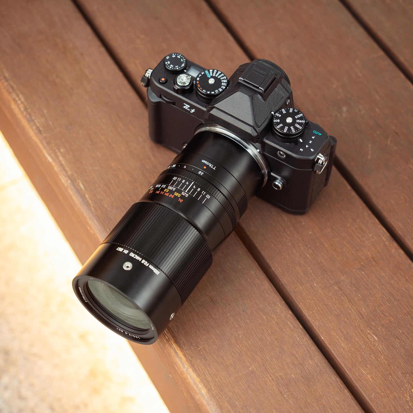TTARTISAN 100mm F2.8 Makro 2X Kameraobjektiv für Sony E Mount Vollformat Manueller Fokus Objektiv für Miniaturfotografie