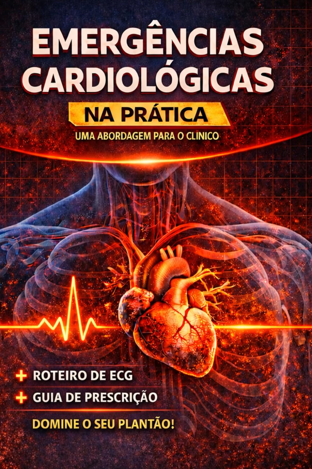 Emergências Cardiológicas: + Roteiro de ECG e guia de prescrição médica (PRONTO ATENDIMENTO MÉDICO)