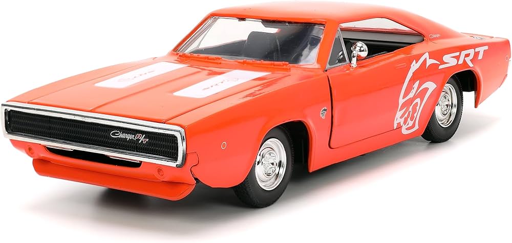 Amazon.com: Big Time Muscle 1:24 1968 Dodge Charger Die-Cast Car