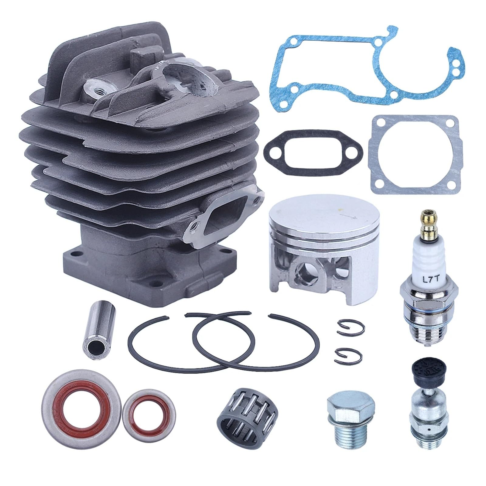 Fit For S-t-i-h-l MS260 026 Carburetor Ignition Coil Air Fuel Filter Line Intake M-a-n-i-f-o-l-d Gasket Chainsaw 44mm Cylinder Piston Kit