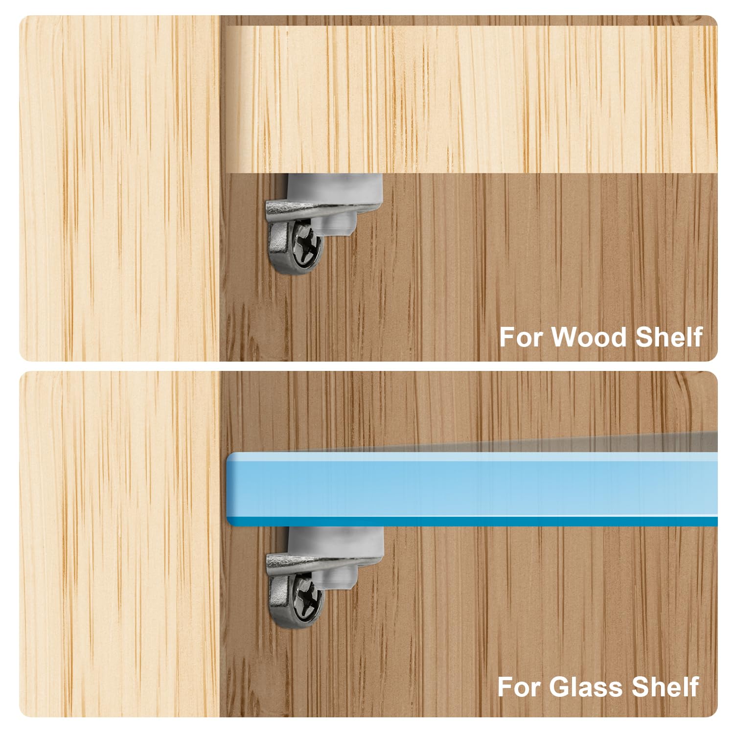 30 Pcs Shelf Support Pegs, 5 Shelf Supports Pins For Kitchen Cabinet