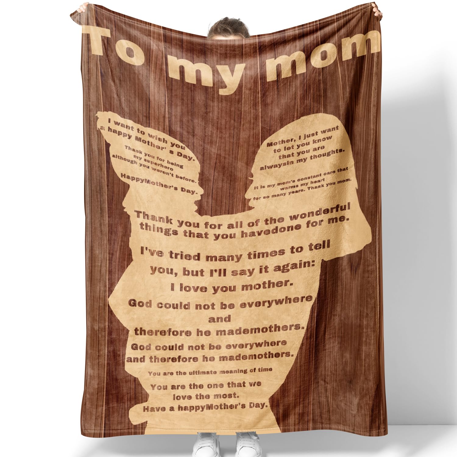 Personalised Blanket with Photos & Text, Custom blanket Throws with Picture, Customised Blankets for Family, Kid, Personalised for men, women,funny gifts for Father’s Day, Mother’s Day,Christmas