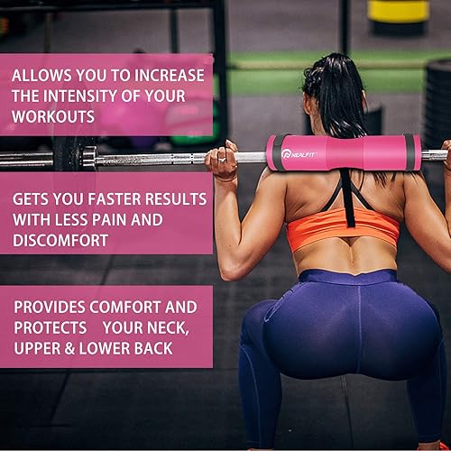 Miniatura 3 de Almohadilla para sentadillas para sentadillas, almohadilla para barra de sentadillas, ideal para levantamiento de pesas, estocadas y empujes de