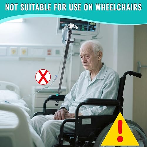 Miniatura 6 de Crilealym Postes de mesa IV, soporte telescópico de escritorio IV de 32 a 56 pulgadas con 4 soportes para bolsas IV, poste de extensión de tubo