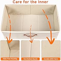 Vista 5 de 6 Inches Under Bed Storage with Wheels Pack of 2, Underbed Shoe Storage Container Bin with Clear Lid Cover, Rolling Under Bed Drawer Storage Bag