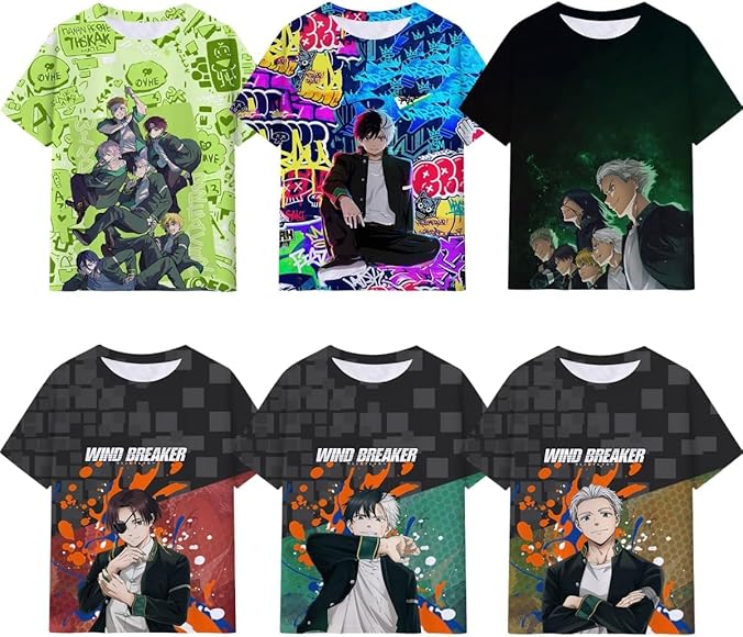 ウインドブレーカー，Tシャツ