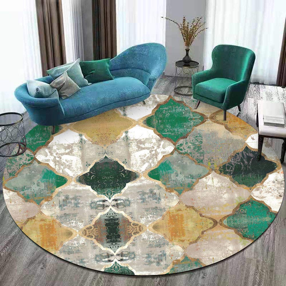 Tapis de salon géométrie marocaine pour sublimer un balcon