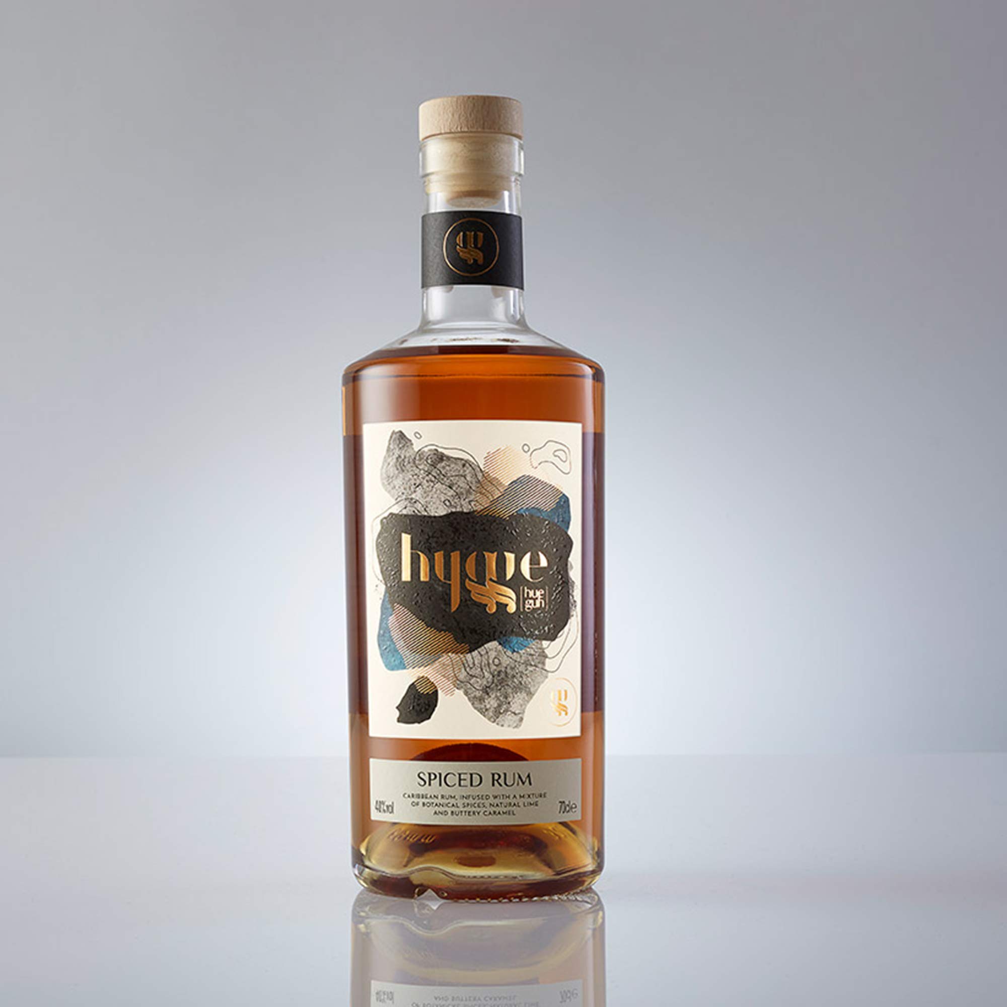 Hygge Spiced Rum - Buttery Caramel & Lime - 40% abv, 70cl