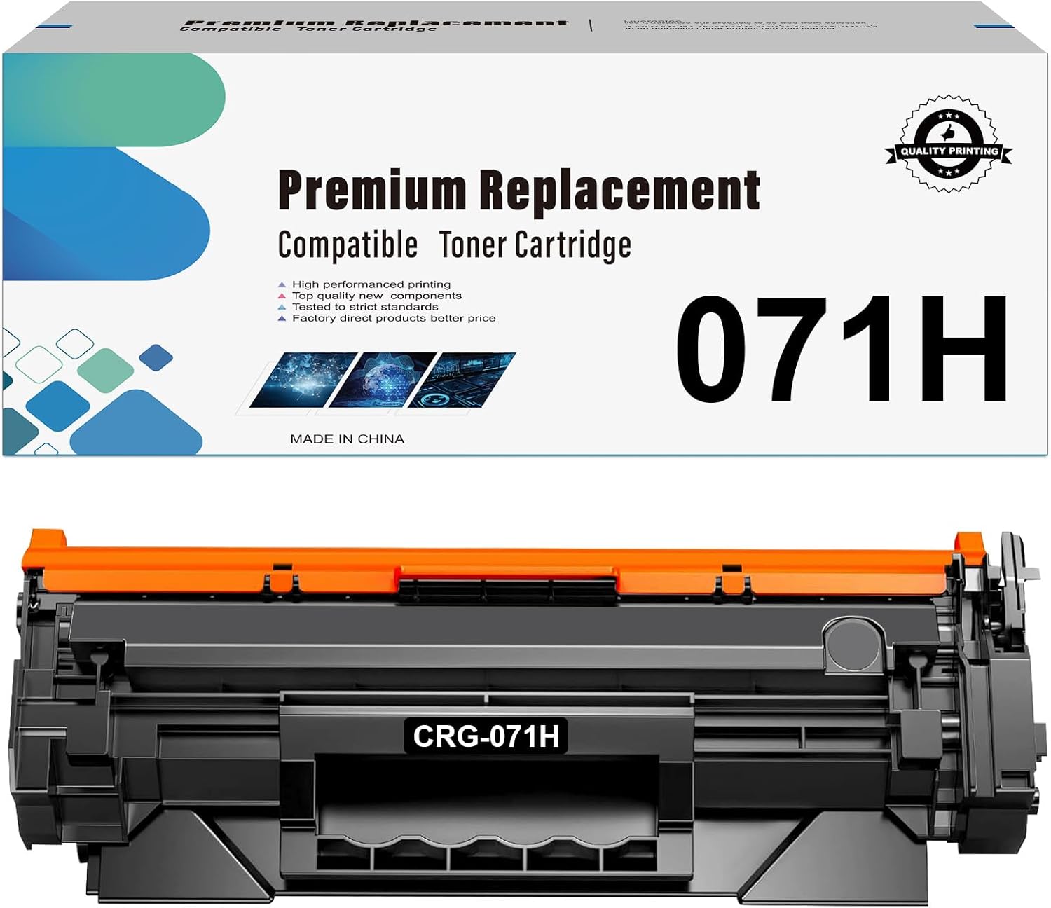 071H CRG071H CRG-071H 071 H High Capacity Toner Cartridge Compatible for Canon 071 Black Toner Cartridge for Canon Imageclass LBP122dw LBP122 LBP120 MF270 MF273dw MF272dw MF275dw Printer