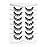 3D Clear Band False EyeLashes Soft Faux Mink Lashes Wispy Fluffy Eyelashes Natural Cat Eye Short Reusable 7 Pairs Happy Heartbeat(No.198)