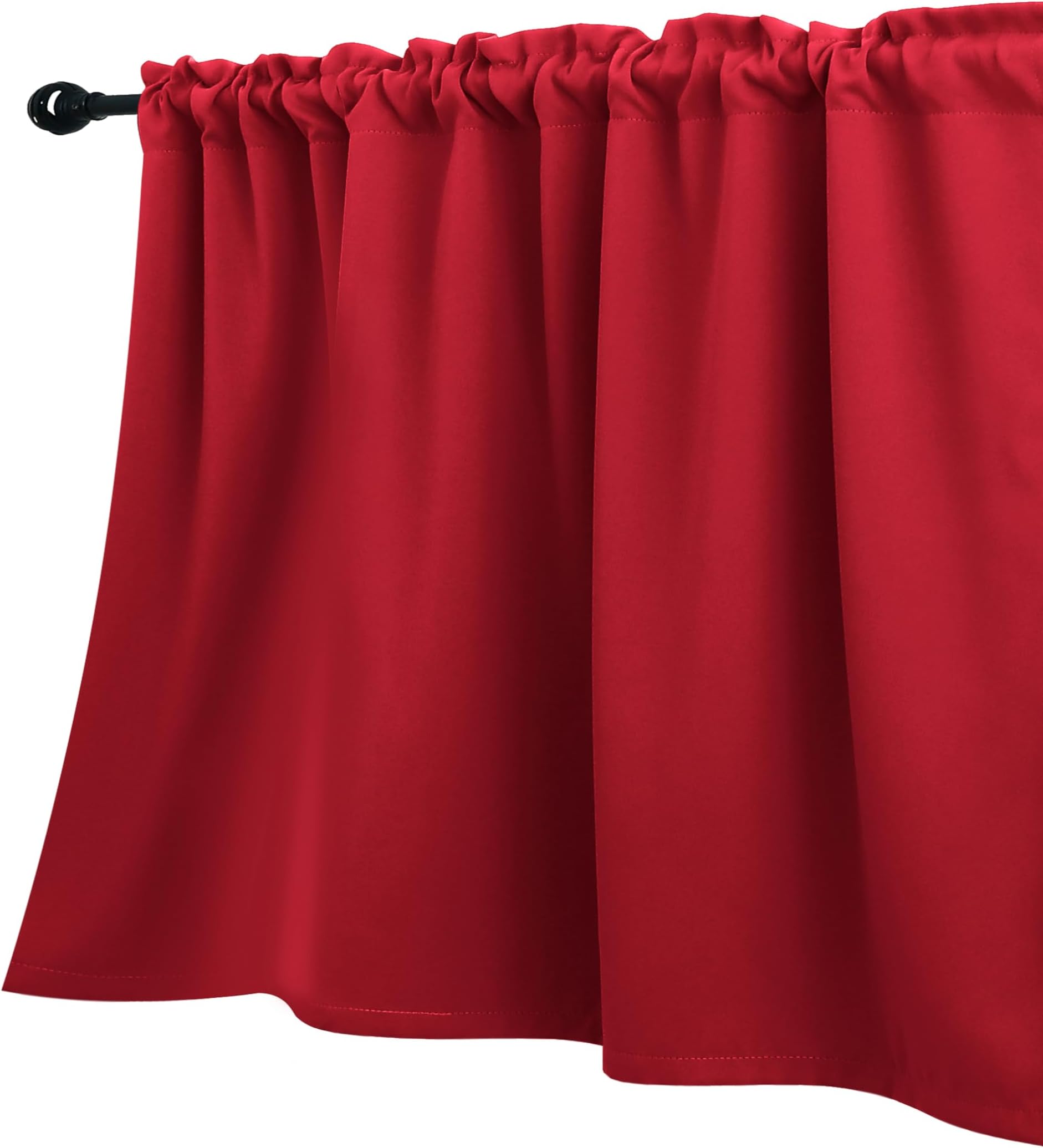 Amazon.com: Curtain Valances for Windows Blackout Window Curtains for Kitchen Living Dining Room ...