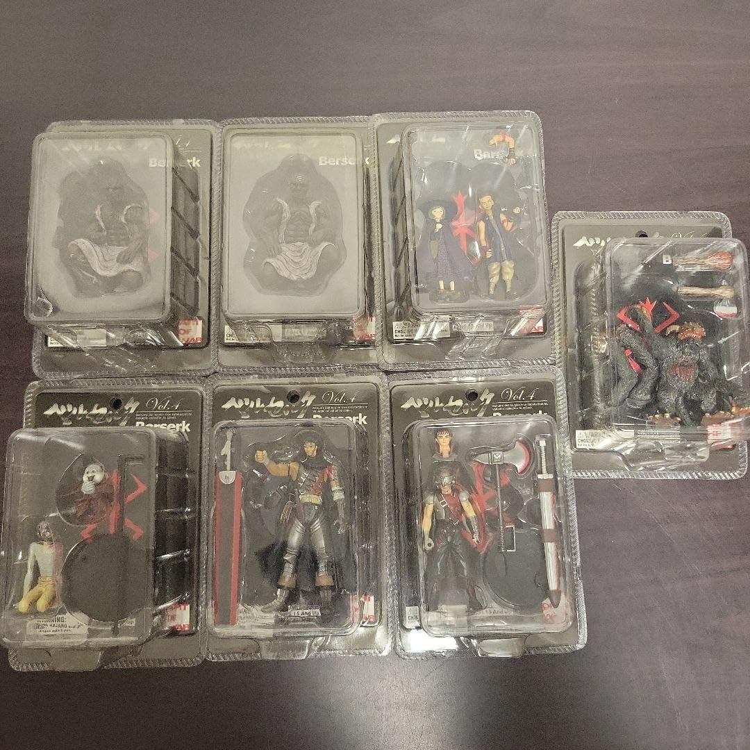 ベルセルク　Berserk　アートオブウォー　art of war vol.4 Art Of War Berserk Vol 4 7 Trading Figure Set – Lavits Figure