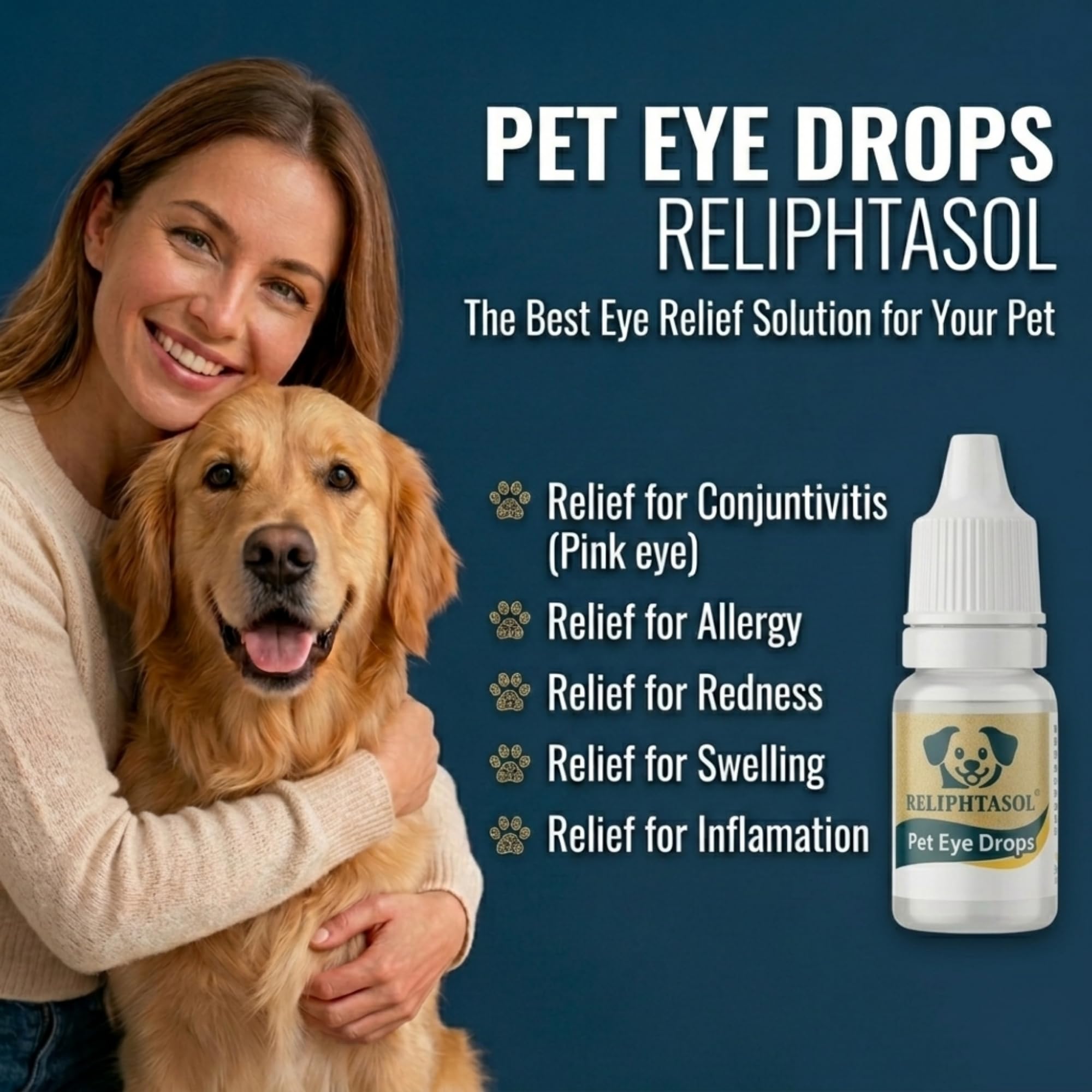 Pet Eye Drops – Vet-Formulated Dog Eye Infection Inflamation Treatment, Allergy Relief, Dry Eyes & Red Eye, Tear Stain Remover for Dogs, Cats, Cattle, Sheep, Horses – 5 mL 0.17 fl oz (1 Bottle) — Amazon image 4