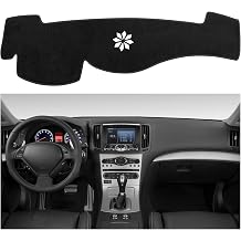 SPEEDWOW Dashboard Dash Board Cover Mat Carpet Compatible with 2007-2013 Infiniti G37