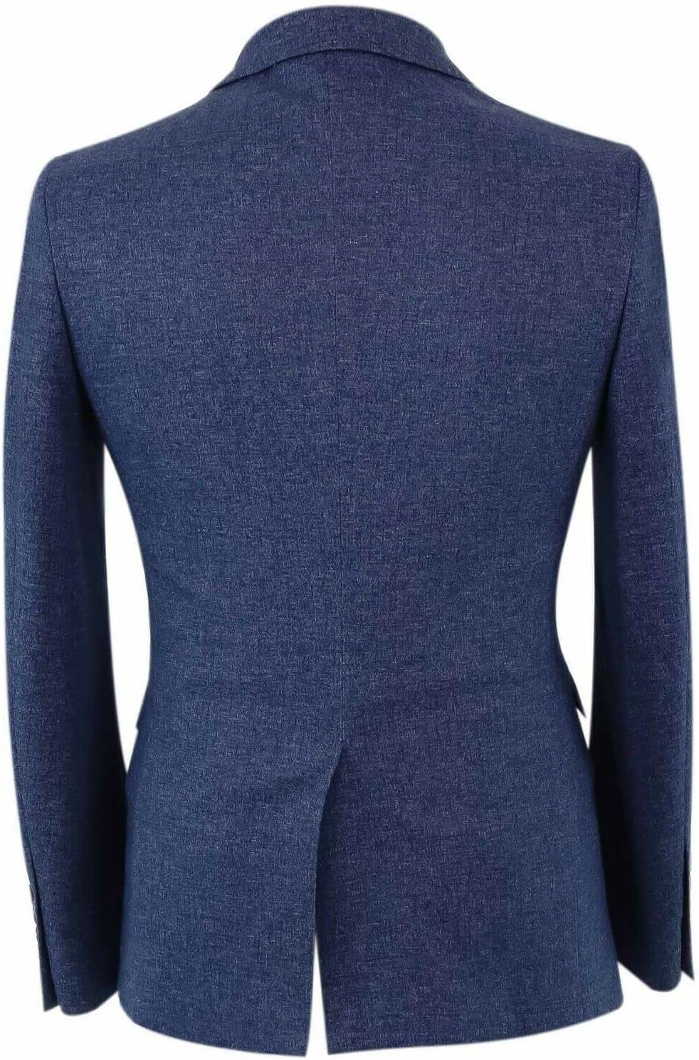 Men’s Slim Fit 3 Piece Tweed Suit Formal Vintage Retro Set