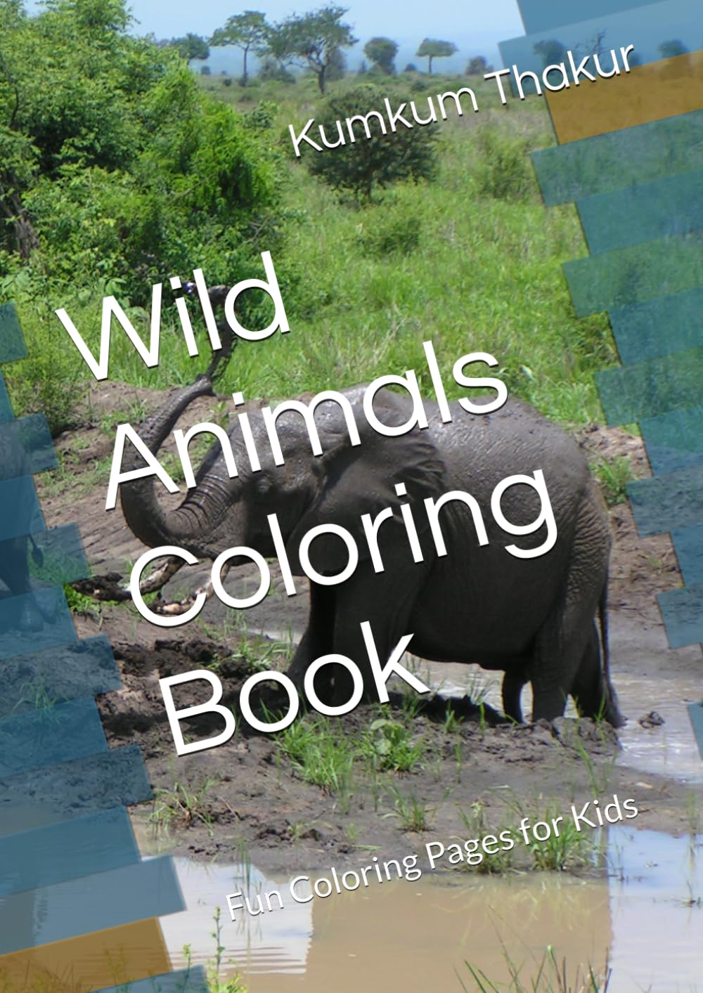 Wild Animals Coloring Book: Fun Coloring Pages for Kids