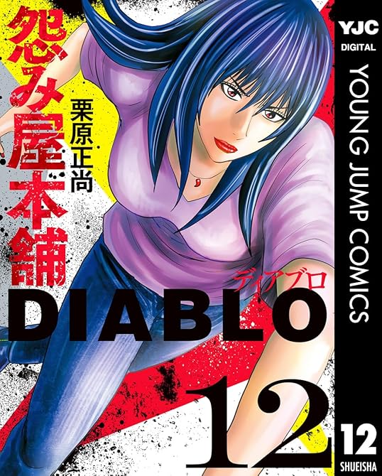 『怨み屋本舗DIABLO 12』の表紙イラスト 電子書籍 漫画