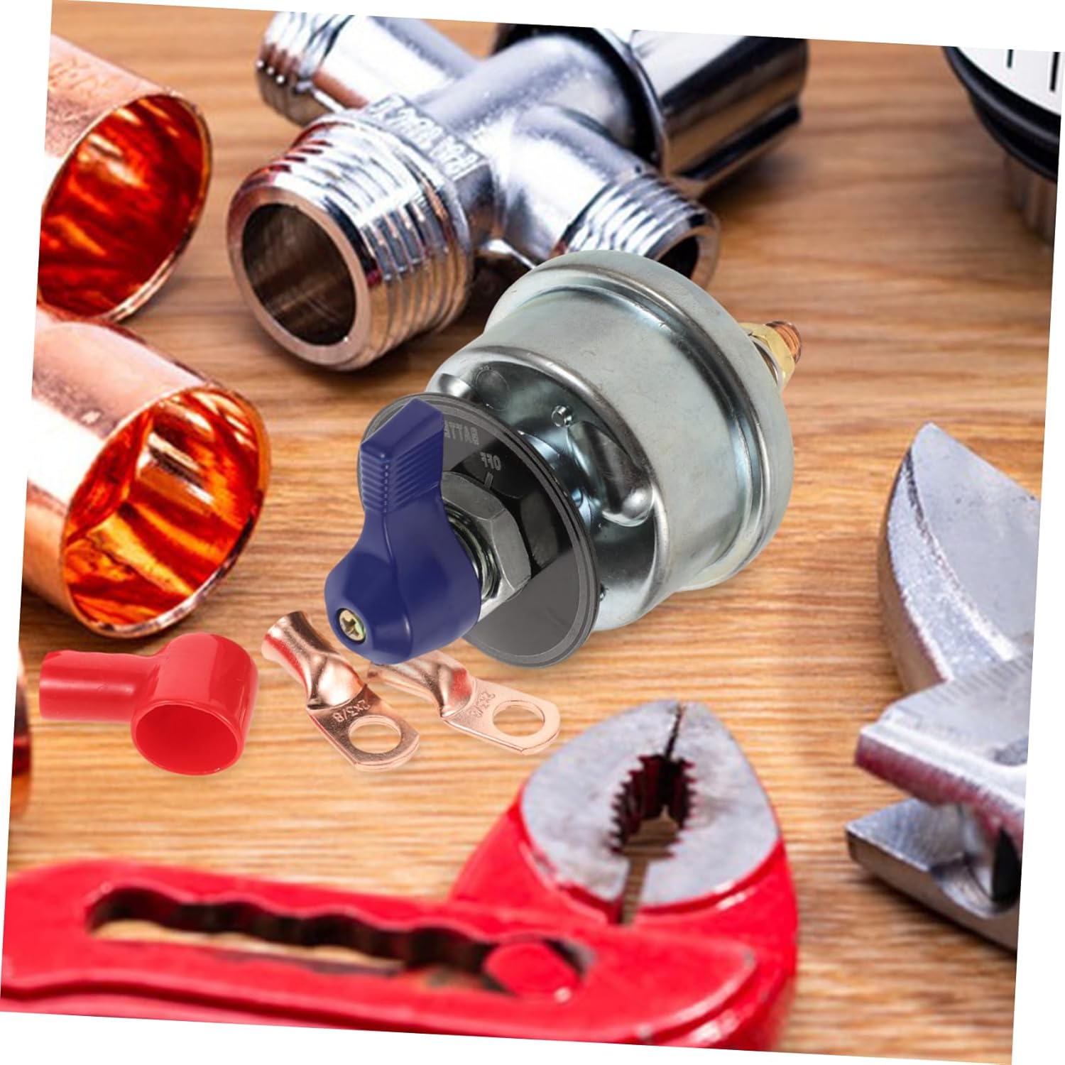 Luxshiny Battery Terminal Connectors Main for Boats Yachts Battery Disconnect Switch